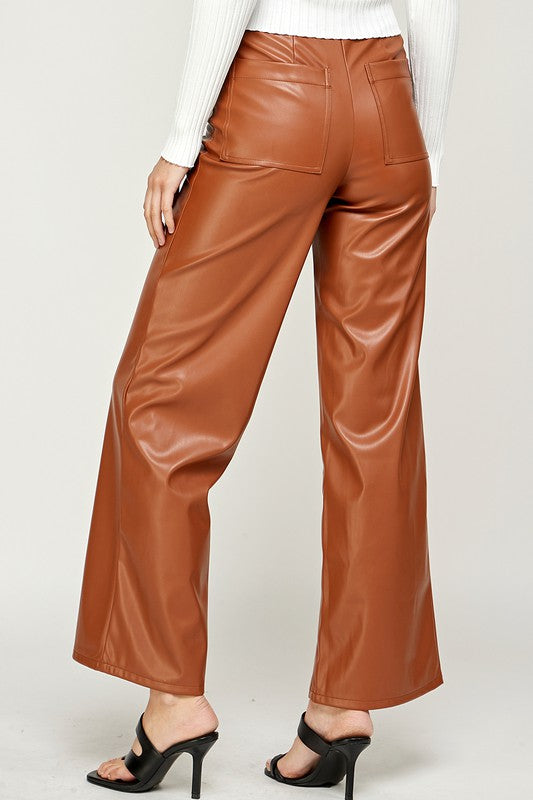 PU Leather Pants