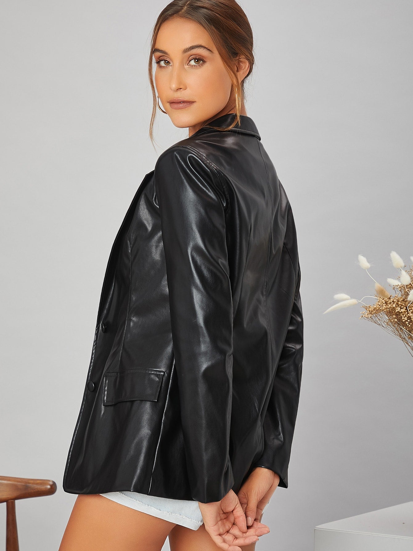PU Blazer
