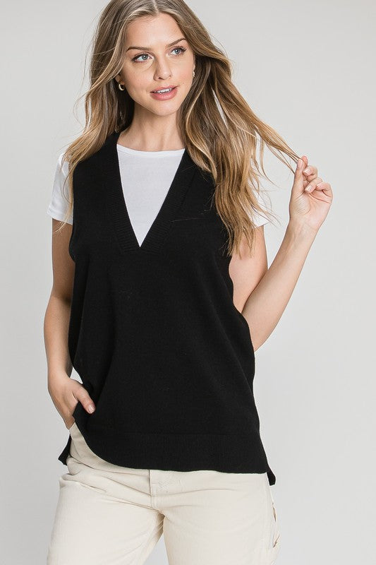 V-neck vest