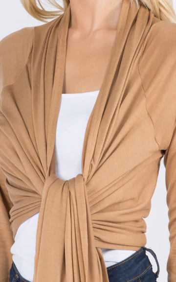 Sleeve long vest cardigan