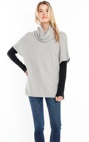 Basic Turtleneck Poncho.