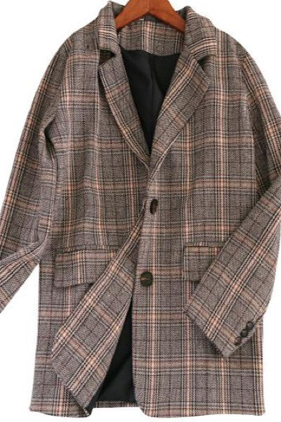 Plaid Blazer