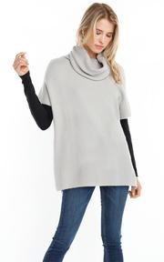 Basic Turtleneck Poncho.
