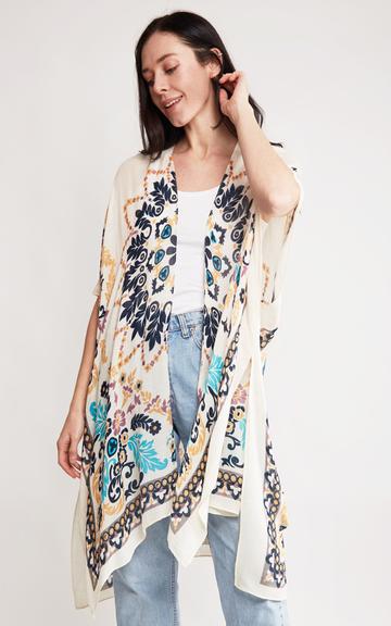 Bandana Pattern Design Cover Up Kimono