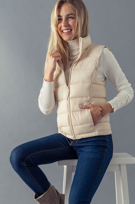 Short Padded Light Weight, vest.