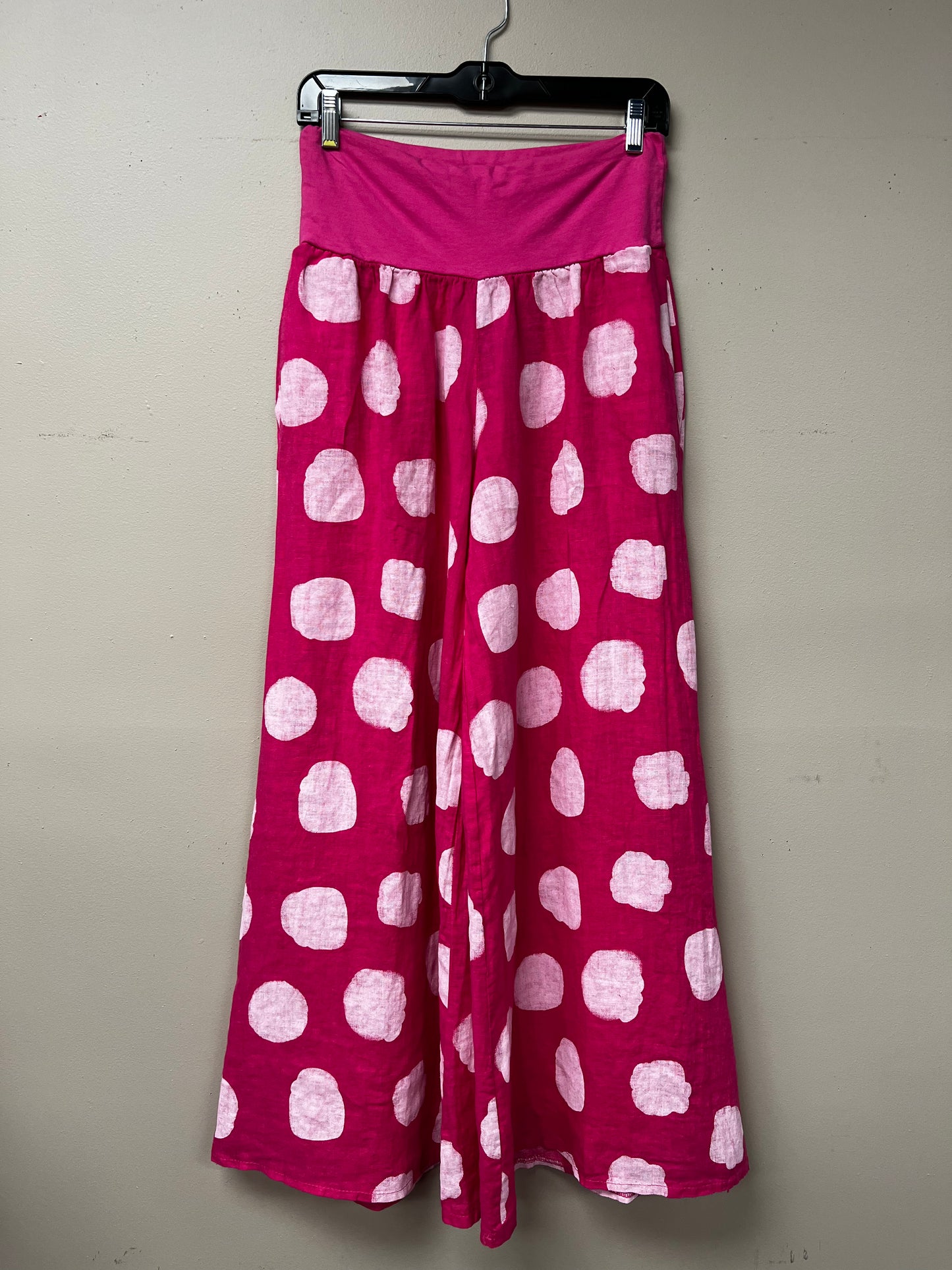 Polka Dot linen pants