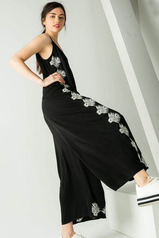 embroided jumpsuit