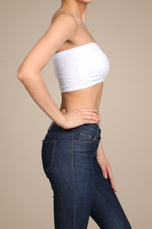 Seamless Built-In-Bra Bandeau,Padded