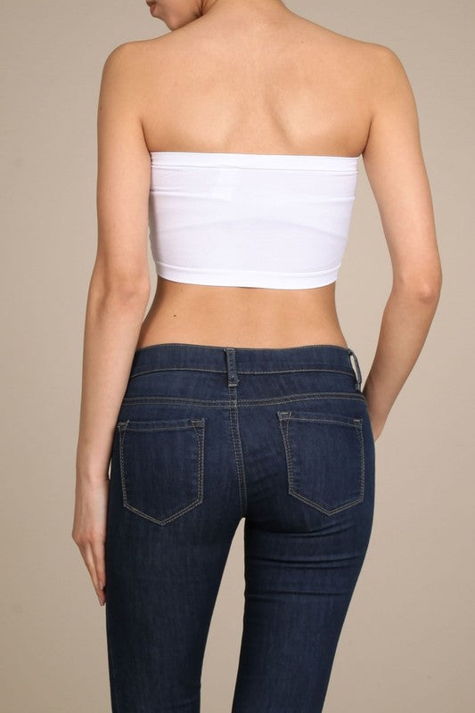 Seamless Built-In-Bra Bandeau,Padded