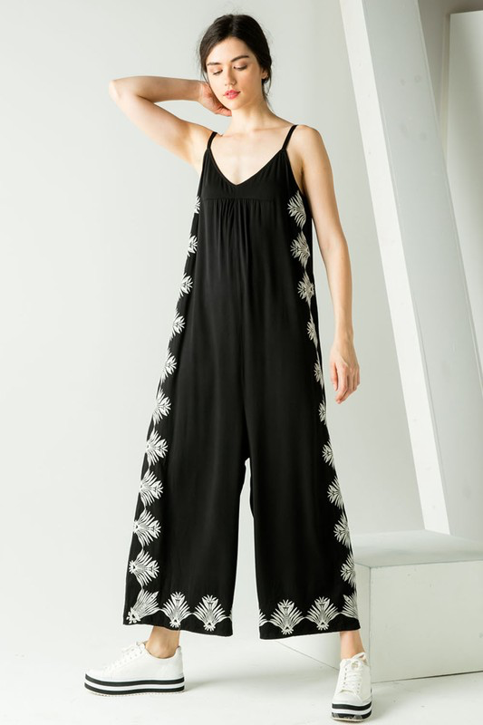 embroided jumpsuit