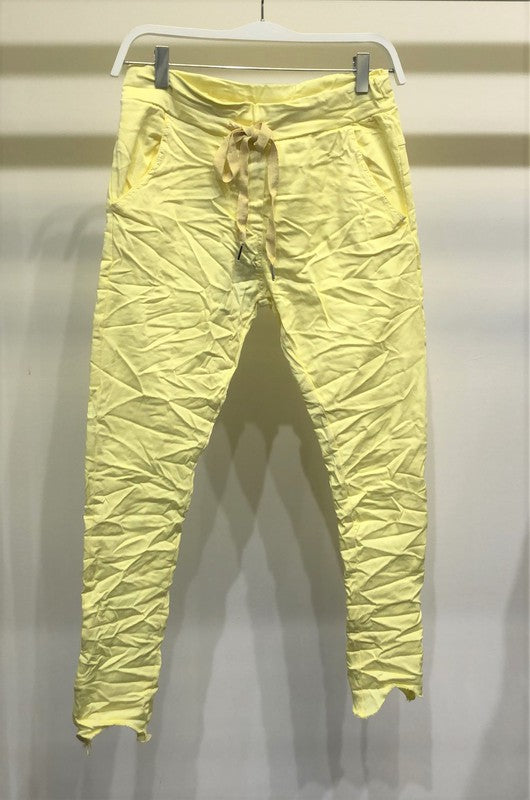 Italian crinkle jogger