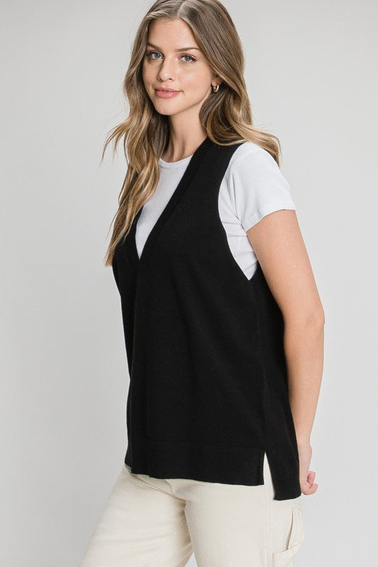 V-neck vest
