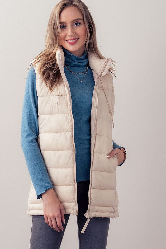 Padded Light Weight, long vest.