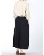 Slit Flared Skirt Pants