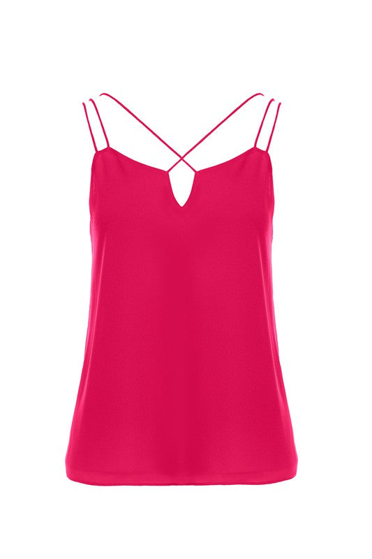 Criss cross triple spaghetti strap Cami.