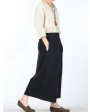 Slit Flared Skirt Pants