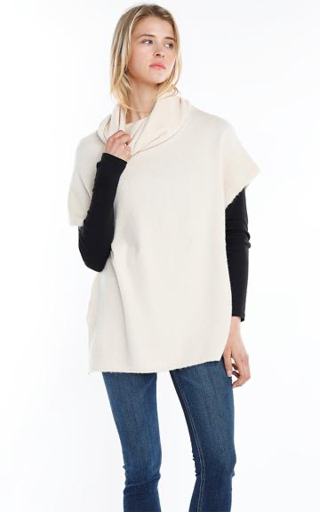 Basic Turtleneck Poncho.