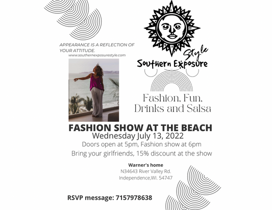 Fashion Show at the Beach