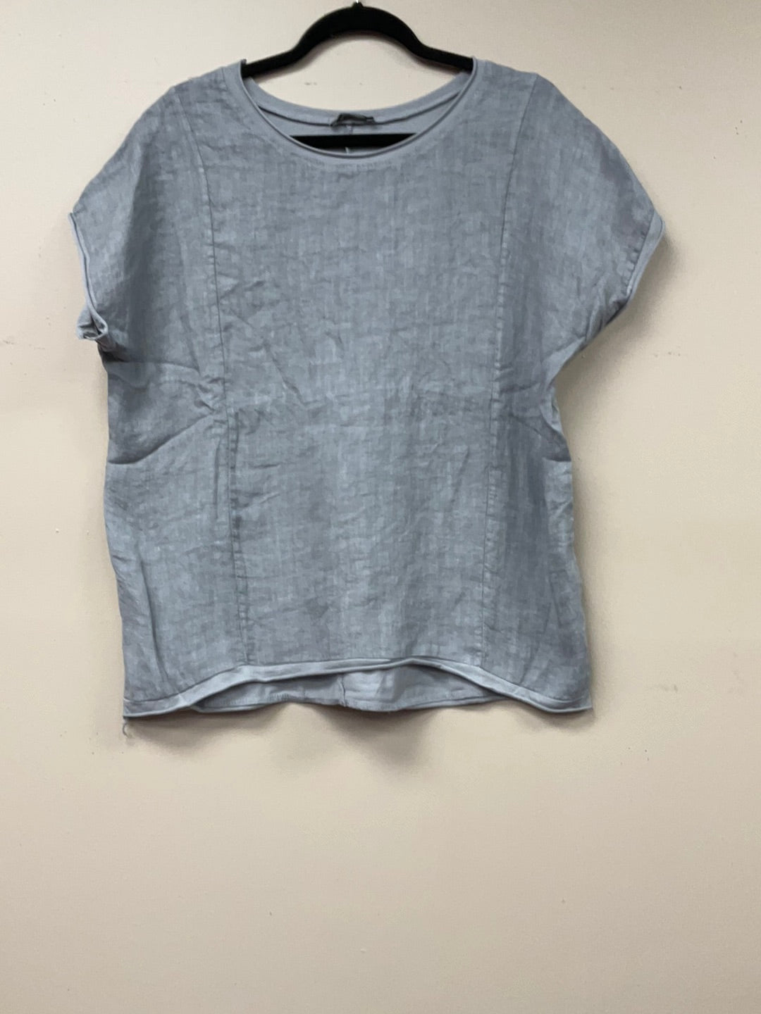 Italian Linen Cotton Short sleeve Top. 2727