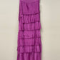 Italian Silky Layered maxi Skirt