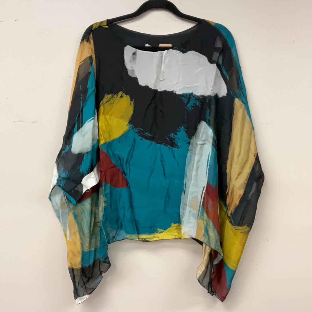 Italian Abstract caftan top