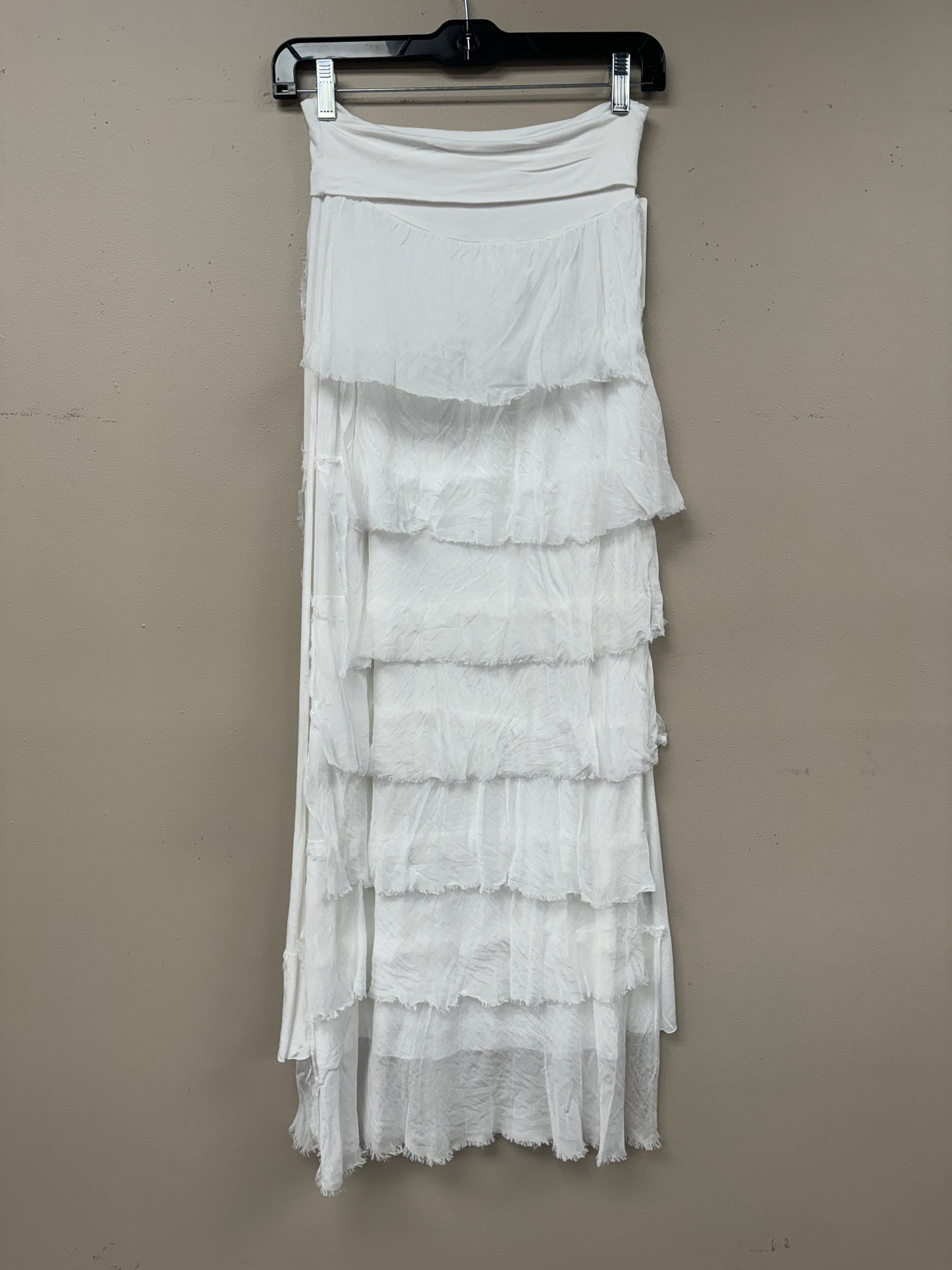 Italian Silky Layered maxi Skirt