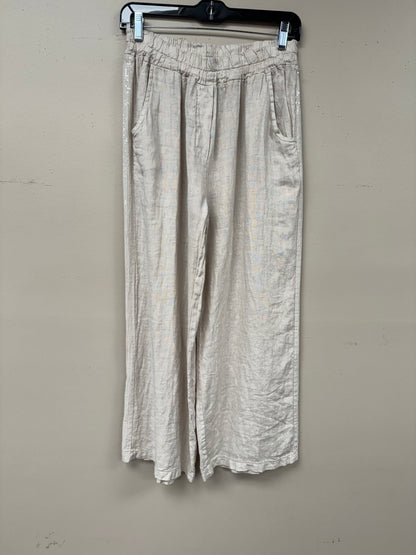 Italian Linen Pants with Shine