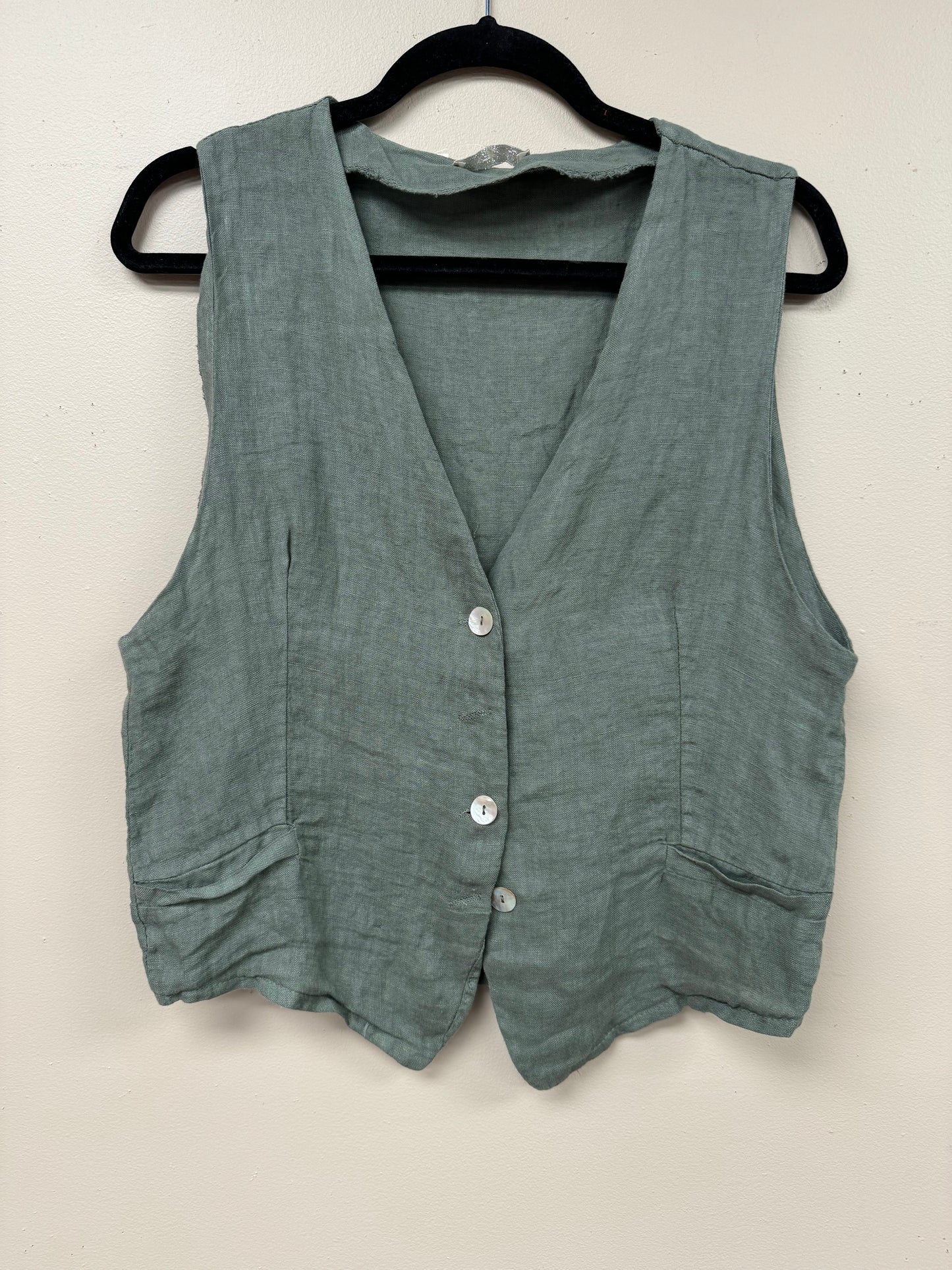 Italian Linen Vest / Top