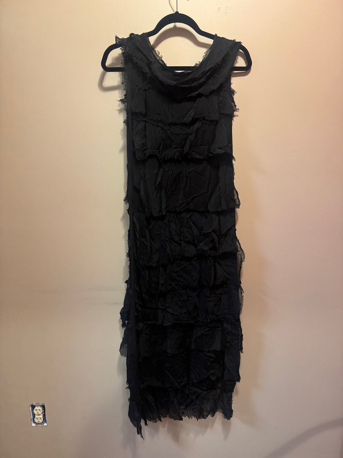 Italian silky layered dress