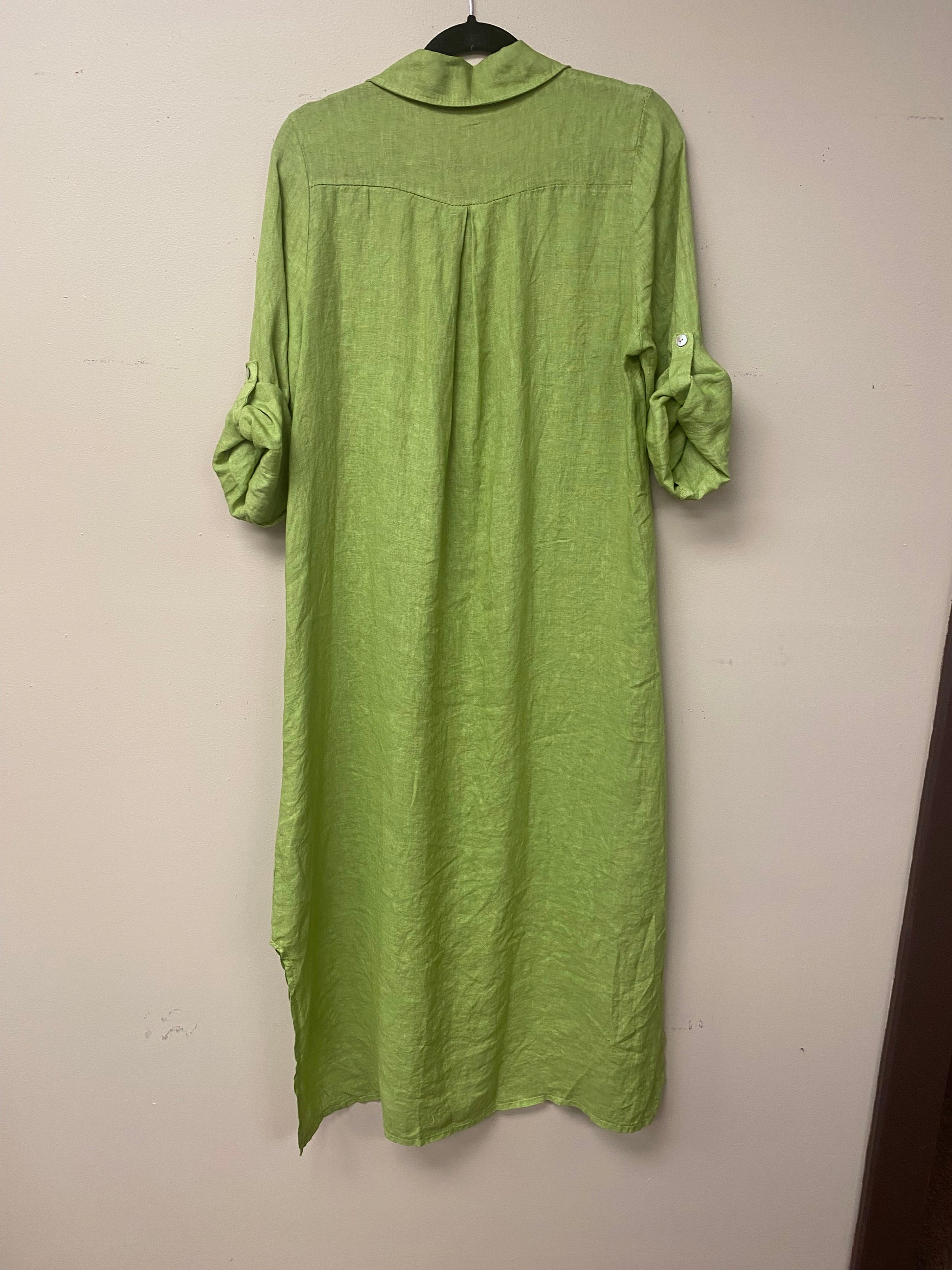 meo linen pocket dress Meo Linen Pocket Dress (Dark Teal) Vibe Apparel