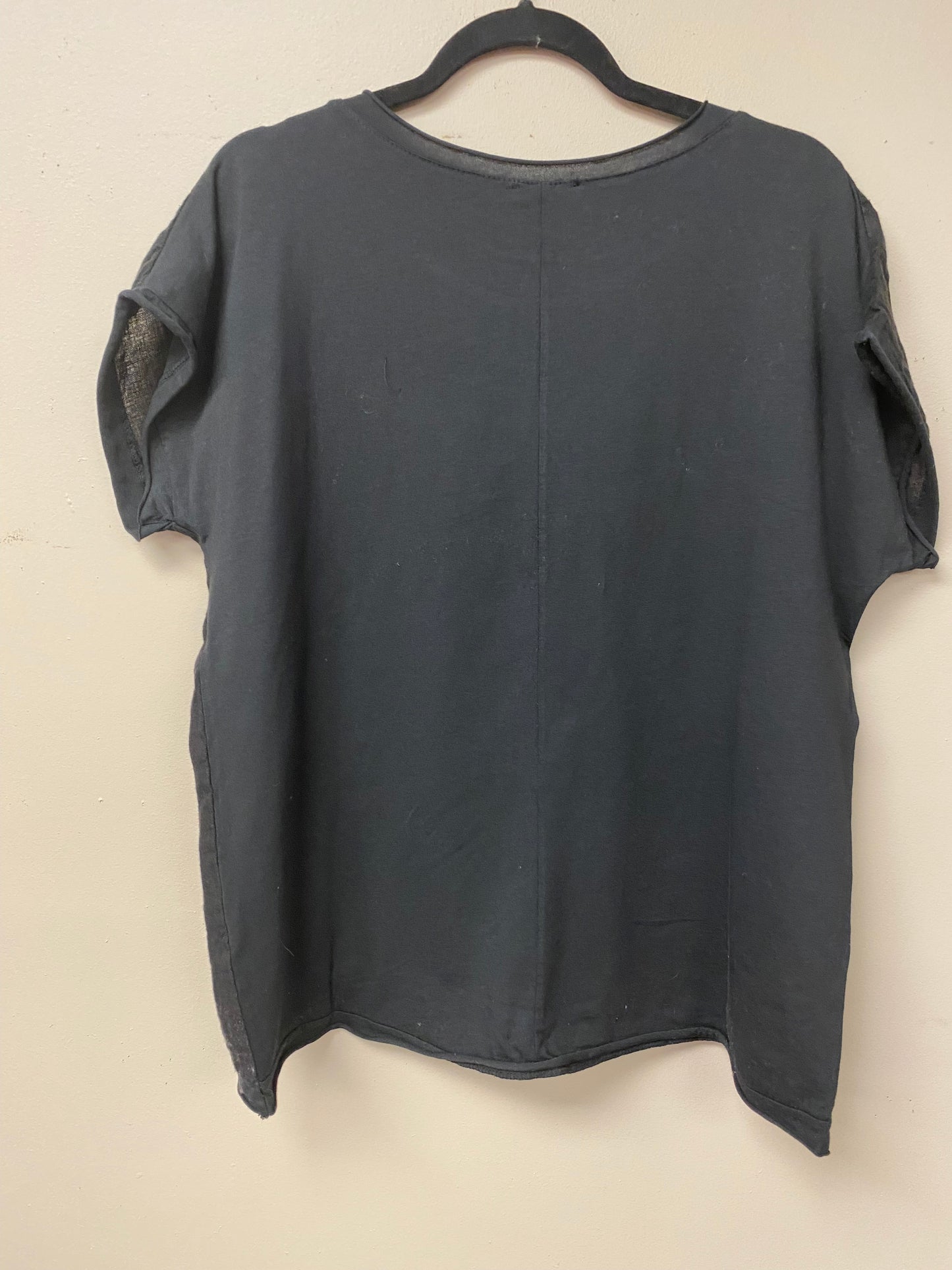 Italian Linen Cotton Short sleeve Top. 2727