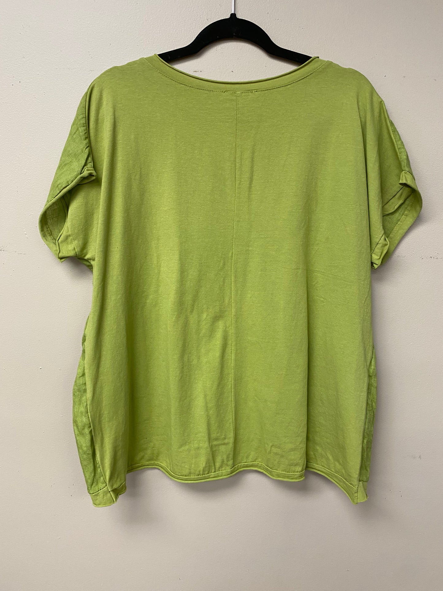 Italian Linen Cotton Short sleeve Top. 2727