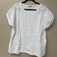 Italian Linen Cotton Short sleeve Top. 2727