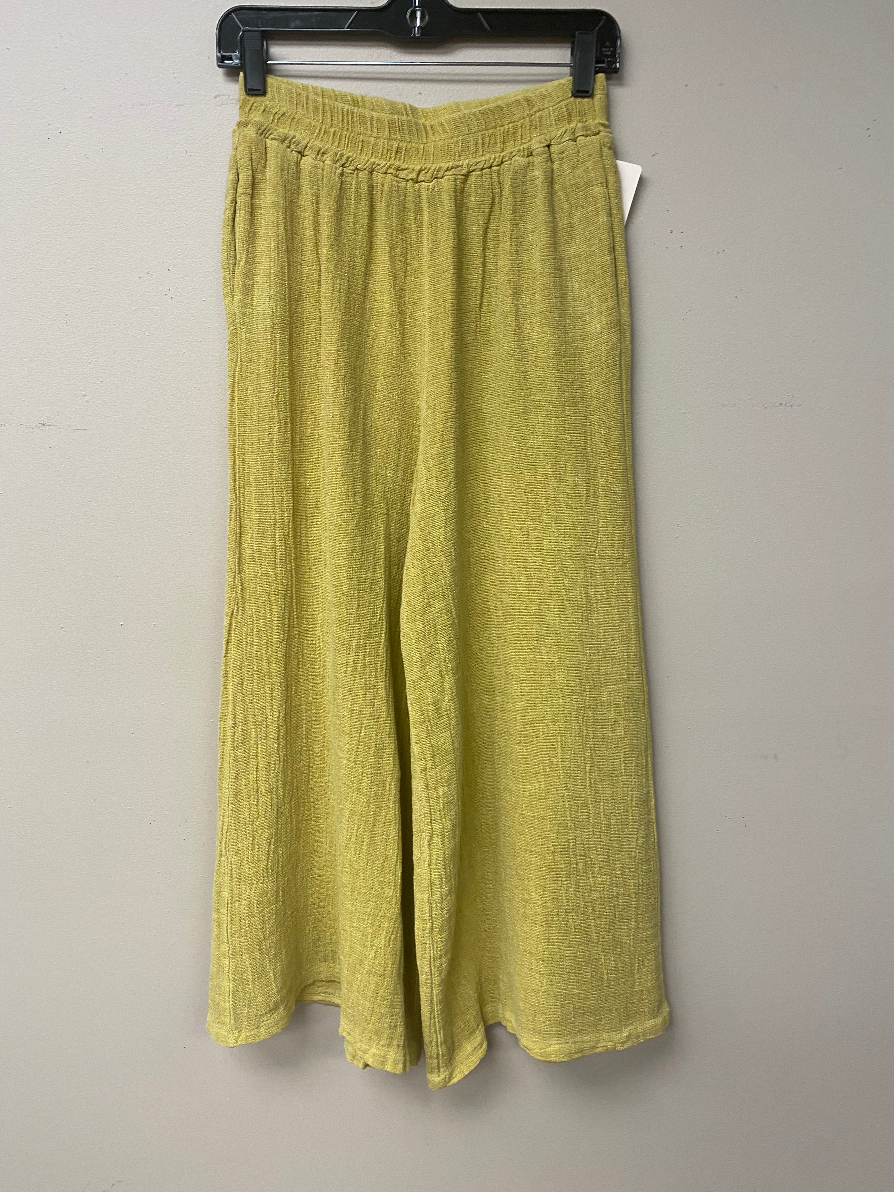 Meo Meli, Style 03100. Linen weaved Italian wide leg pants.P1911