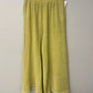 Linen weaved Italian wide leg pants.
