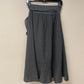 Asymetrical Wrap around Style Linen Midi skirt
