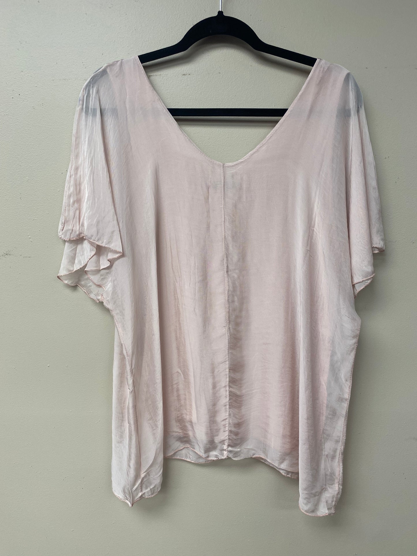 Silky Italian short sleeve top