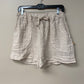 Italian drawstring linen shorts