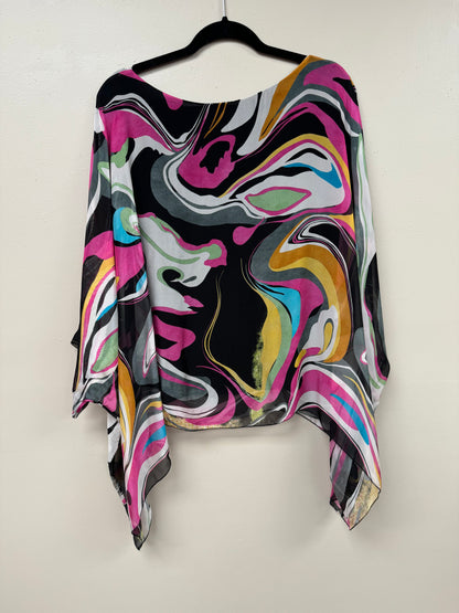 Italian Abstract caftan top