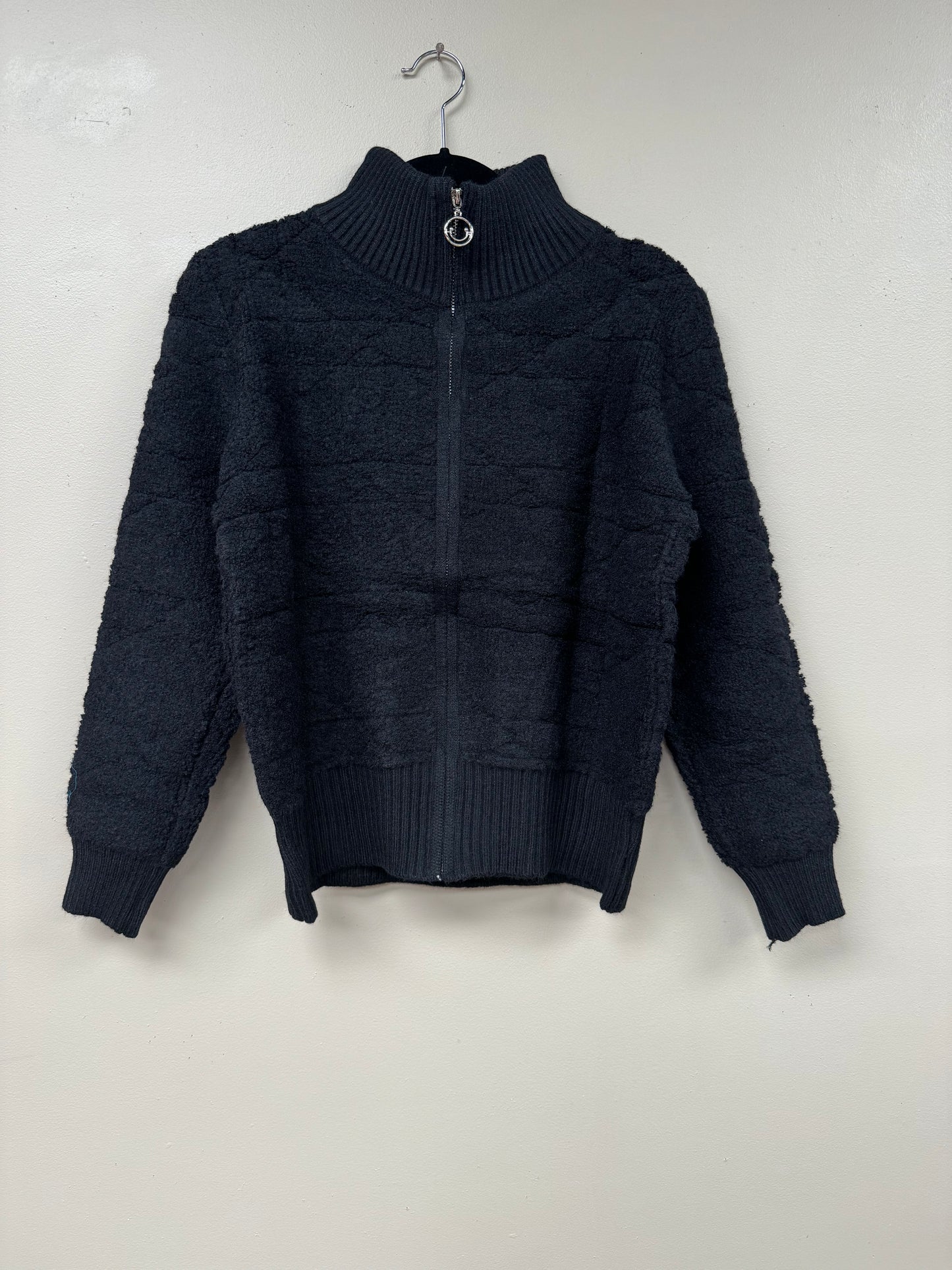 Italian plush zipper jacket