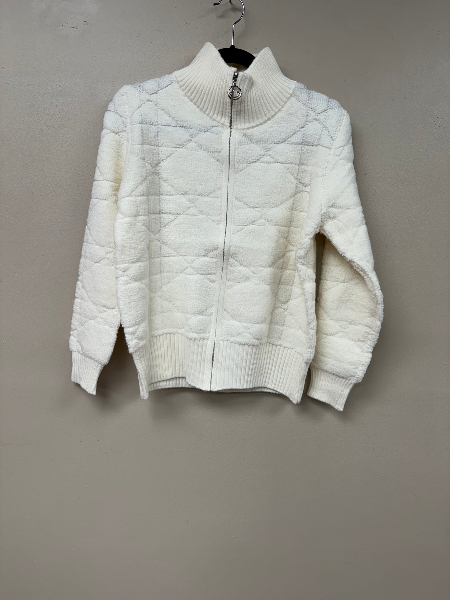 Italian plush zipper jacket