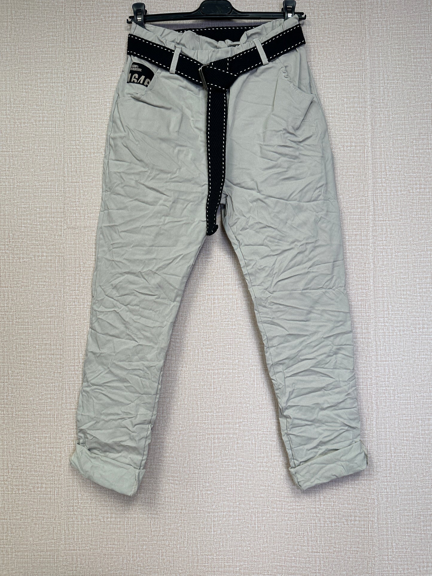 Italian Crinkle belt Jogger