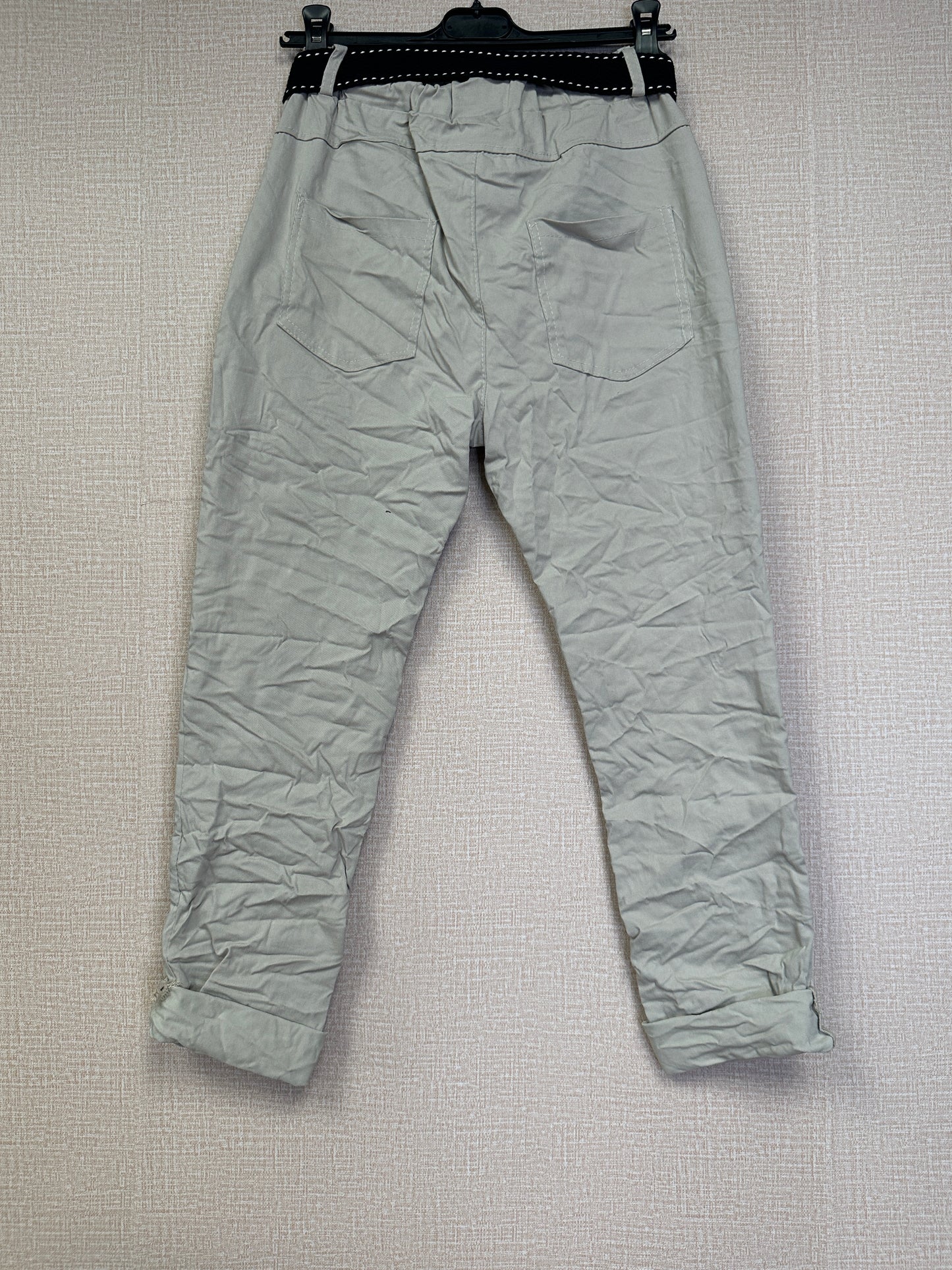 Italian Crinkle belt Jogger