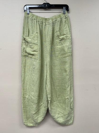 Two pocket barrel Italian linen pants