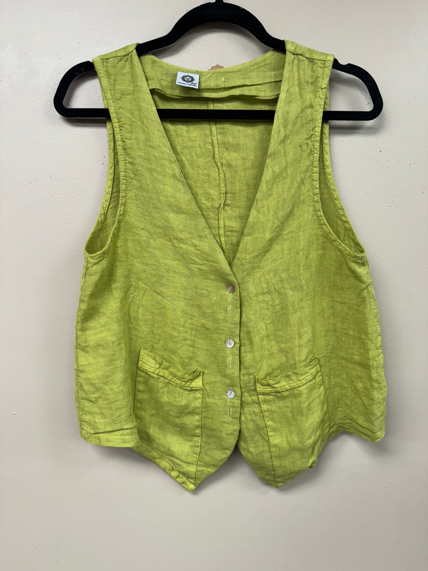 Italian Linen Vest / Top