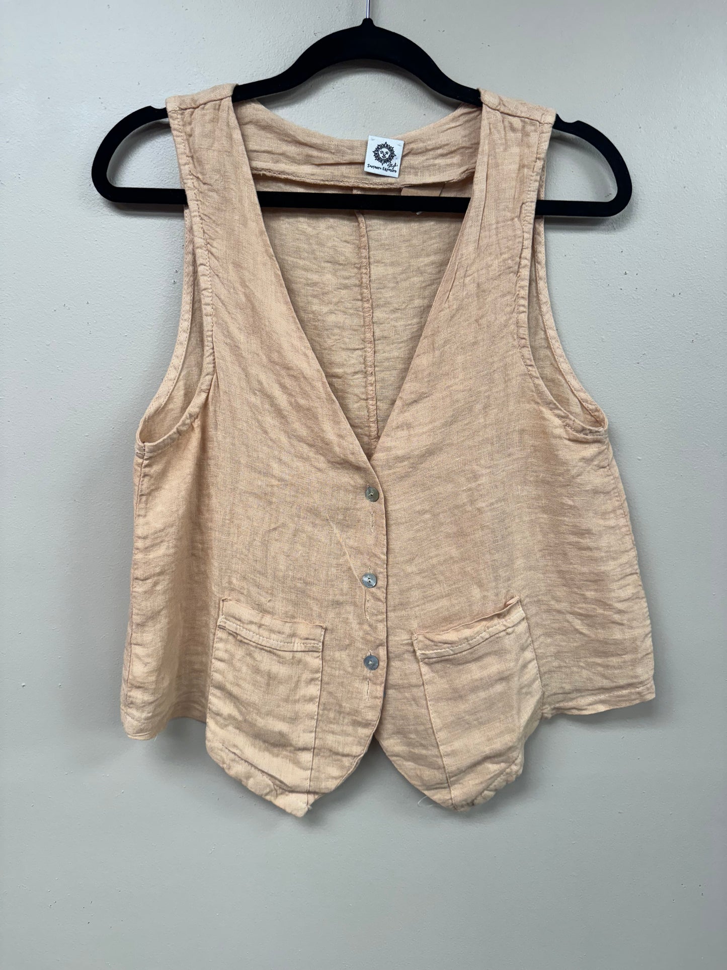 Italian Linen Vest / Top