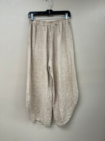 Italian, Barrel leg Linen Pants