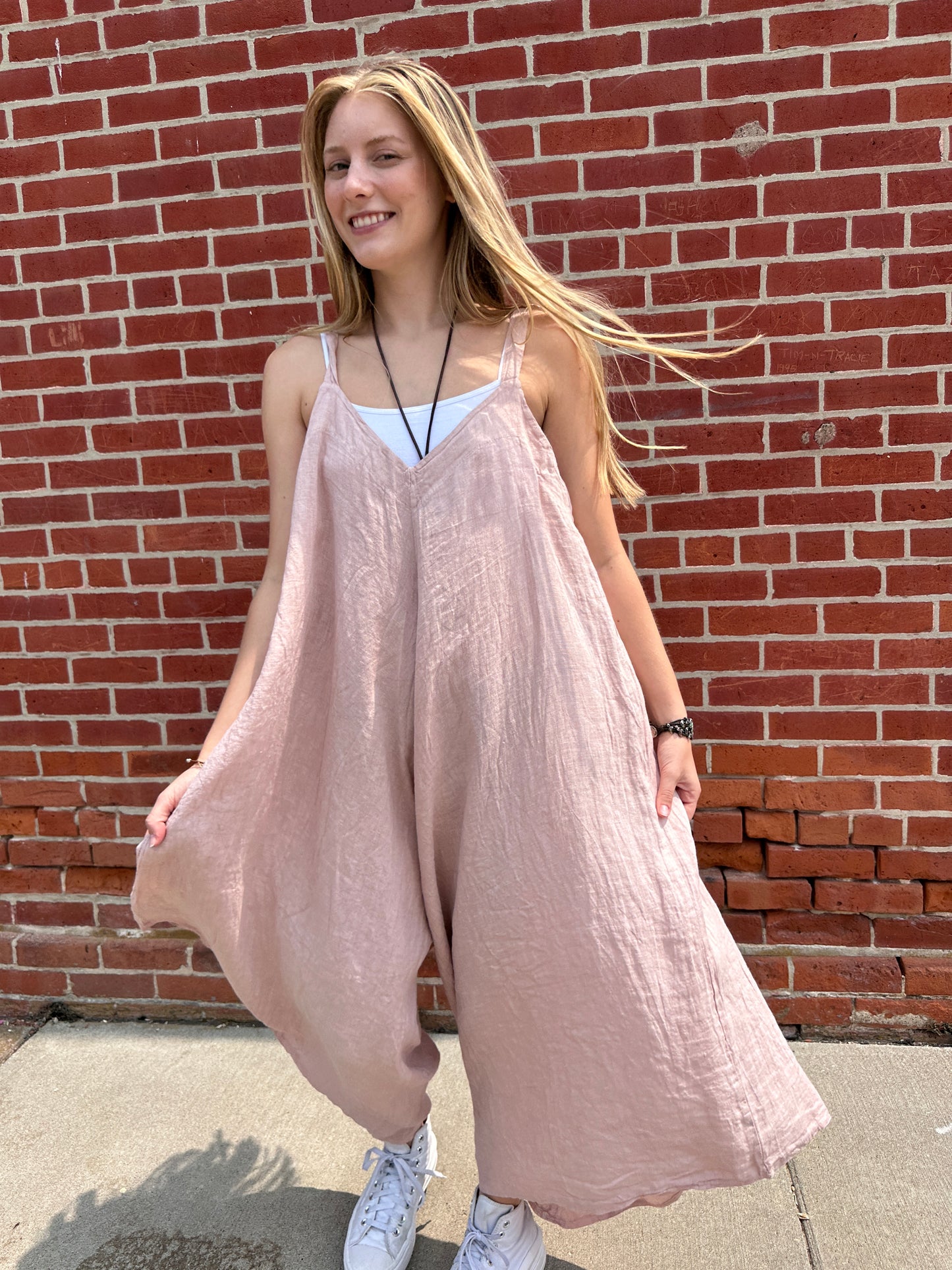 Italian Linen Jumpsuit