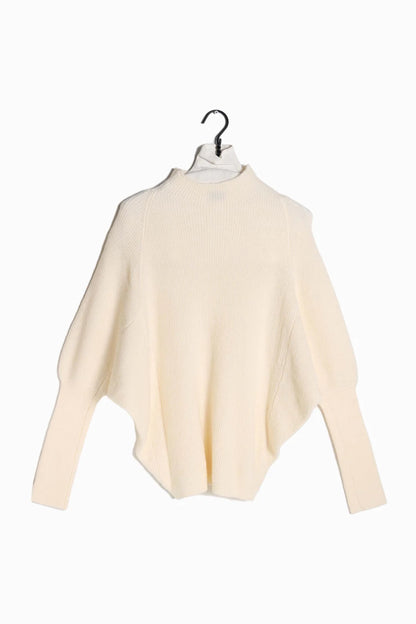 Mockneck batwing sleevesSweater