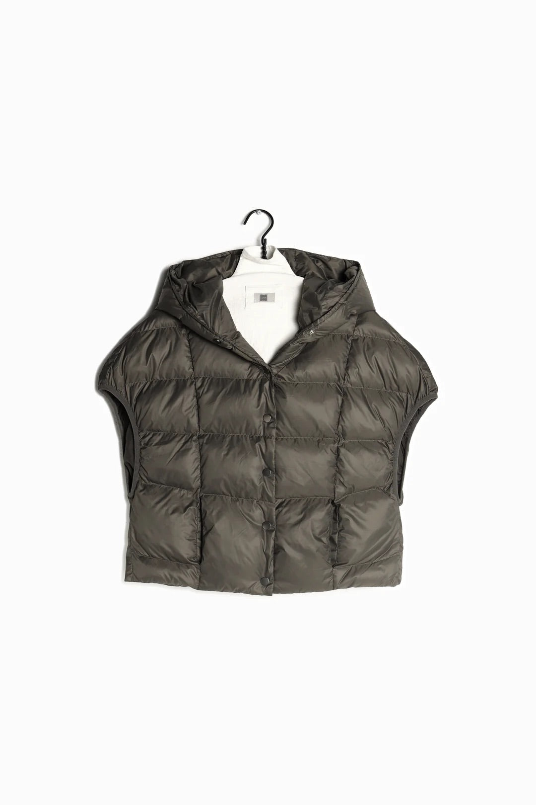 Cropped Puffer Vest